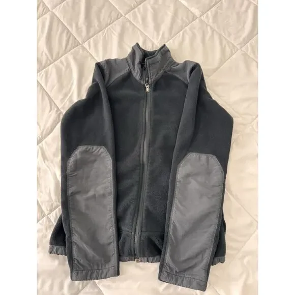 Eddie Bauer Men's Black/Gray Fleece Full-Zip Jacket Size XS - Picture 1 of 13